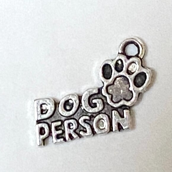 3/10$, Silver Cat/Dog Person w/ Paw Print Charm for Jewelry Making, DIY Projects - Picture 7 of 10